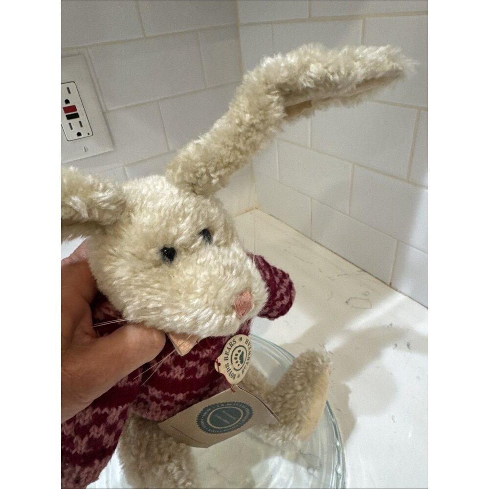 Boyd's Bears Plush ARCHER 11” Easter Bunny Sweater retired collectors - Picture 13 of 15